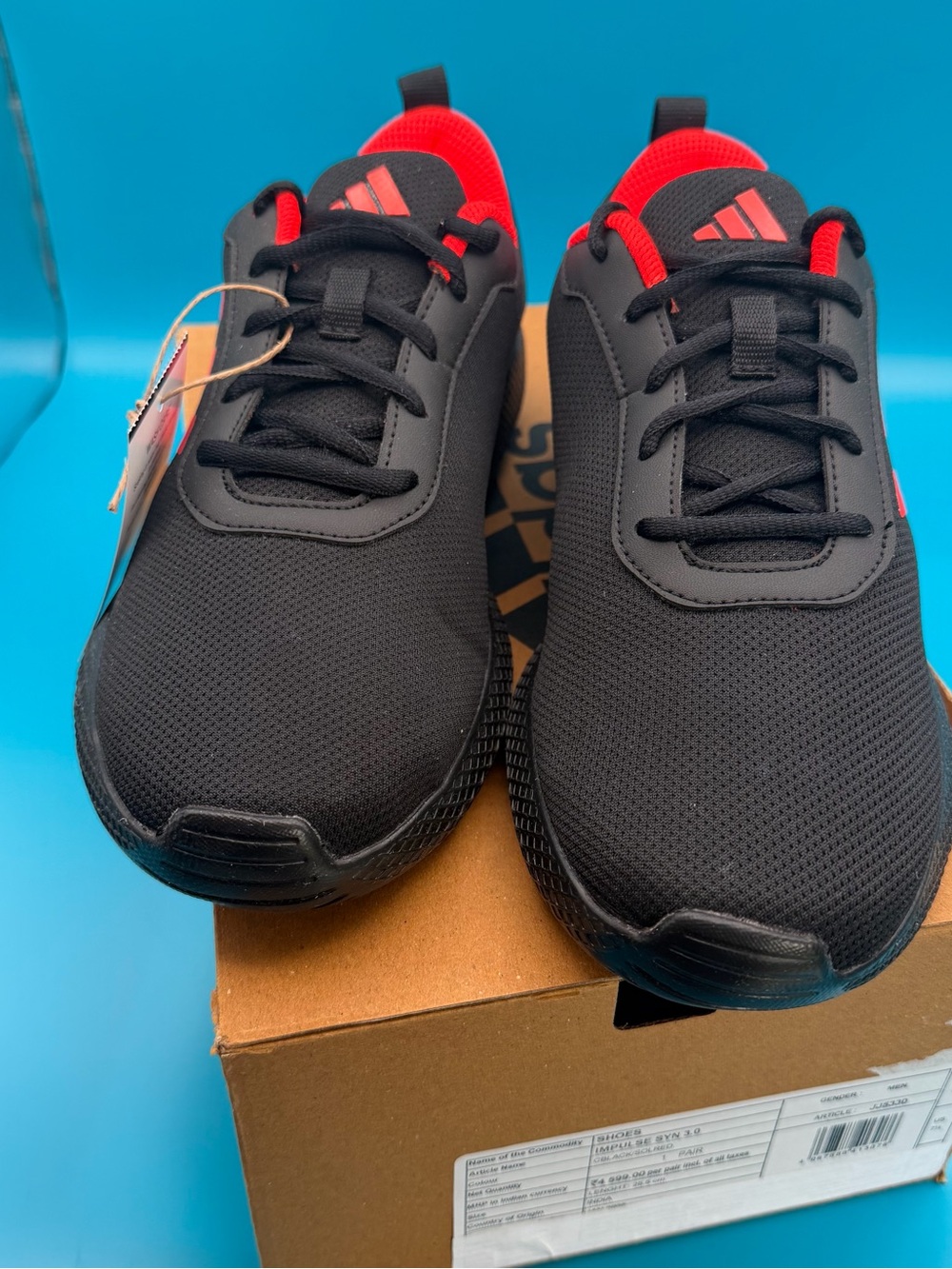 adidas Women’s Impulse SYN 3.0 Running Shoes Size 7.5. Black & Red NWT